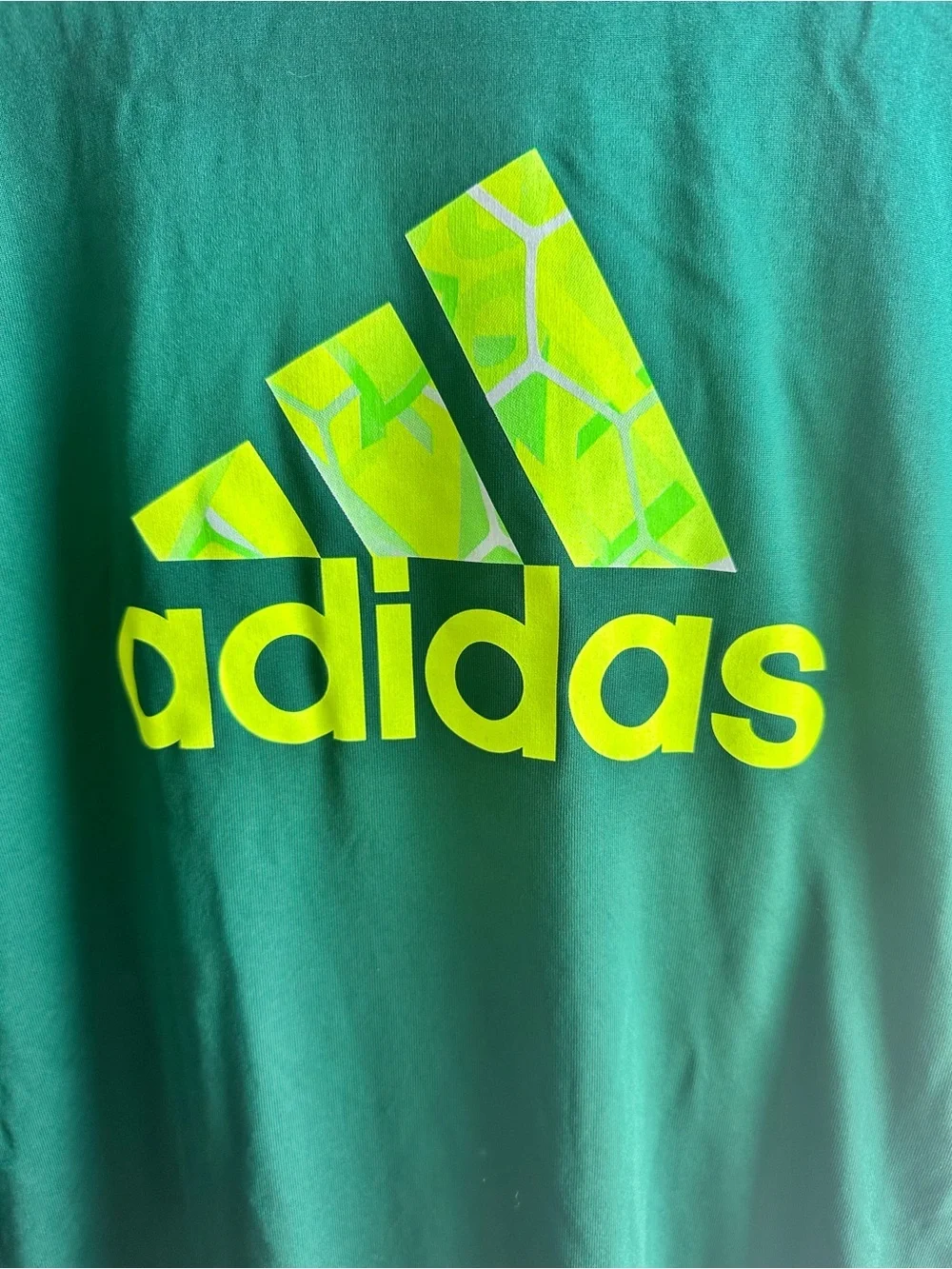adidas MLS Portland Timbers Graphic Tee with Neon Yellow Logo